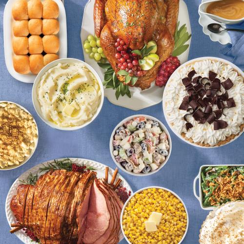 Ham or Turkey Dinner (Serves 4)