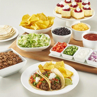 Taco Bar (Serves 10)